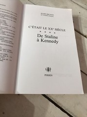 C’etait Le XXe Siecle Perrin De Staline a Decaux Best seller Paperback