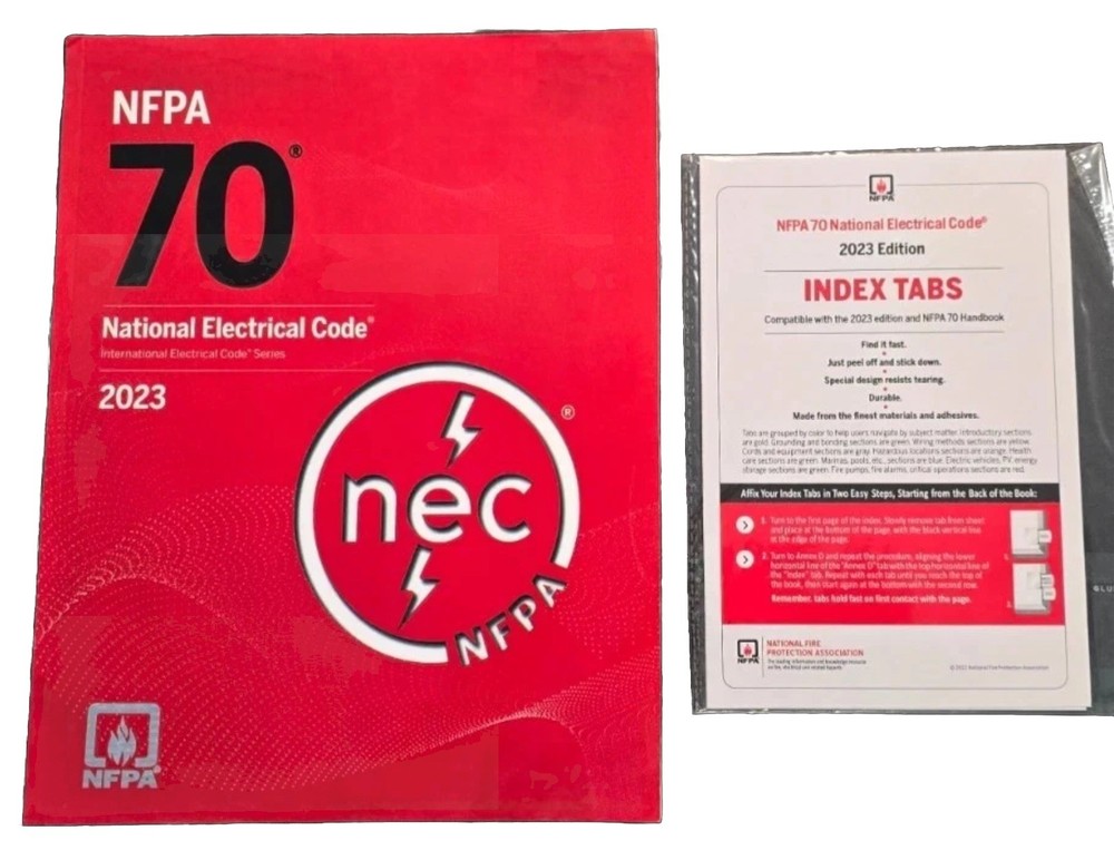 NFPA 70 National Electrical Code paperback 2023 With Tabs NEC Code Book New