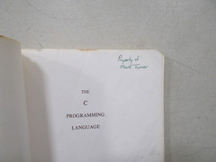 * The C Programming Language by Brian W. Kernighan (paperback)