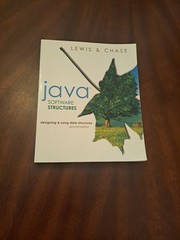 Lewis Ser.: Java Software Structures : Designing and Using Data Structures by…