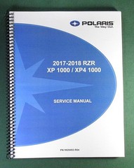 2017-2018 Polaris RZR XP 1000 Service Manual: w/ Protective Covers