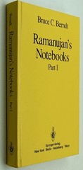 Ramanujan’s Notebooks: Part I by Bruce C Bernt Signed