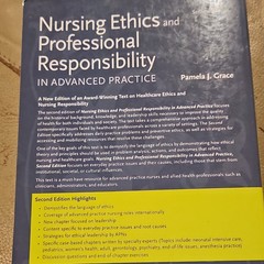 Nursing Ethics Second Edition Pamela J. Grace Paperback ISBN 978-1-4496-6742-9