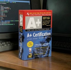 A+ certification 2nd Edition Study Guide Hardcover Book (NO CD-ROM INCLUDED)