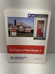 Champion School of Real Estate 30 Hour Books Lot of 10 Books