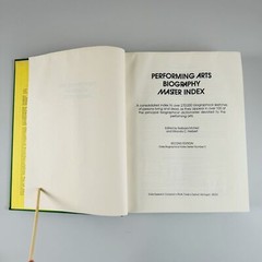 Performing Arts Biography Master Index – B. McNeil M. Herbert (1981) HC 2nd Ed