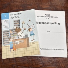 Sequential Spelling 7 for Home Study Learning by Don McCabe w student book