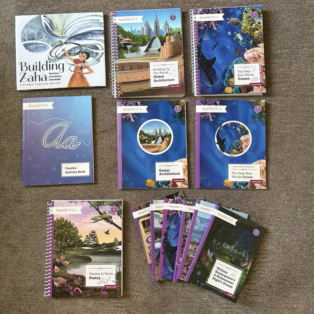 Amplify CKLA Grade 5 Sample Materials Teacher Guides Readers NEW 2026