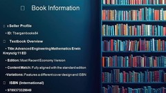 Advanced Engineering Mathematics by Erwin Kreyszig 11th INTL ED- 9789373329949