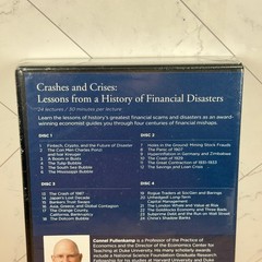 Crashes and Crises: Lessons from a History of Financial Disasters DVD 2018 NEW