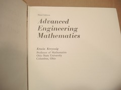 Advanced Engineering Mathematics Erwin Kreyszig Hardcover 1972 3rd Edition