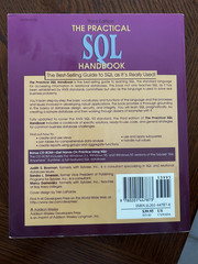 The Practical SQL Handbook: Using Structured Query Language (3rd Edition) – GOOD