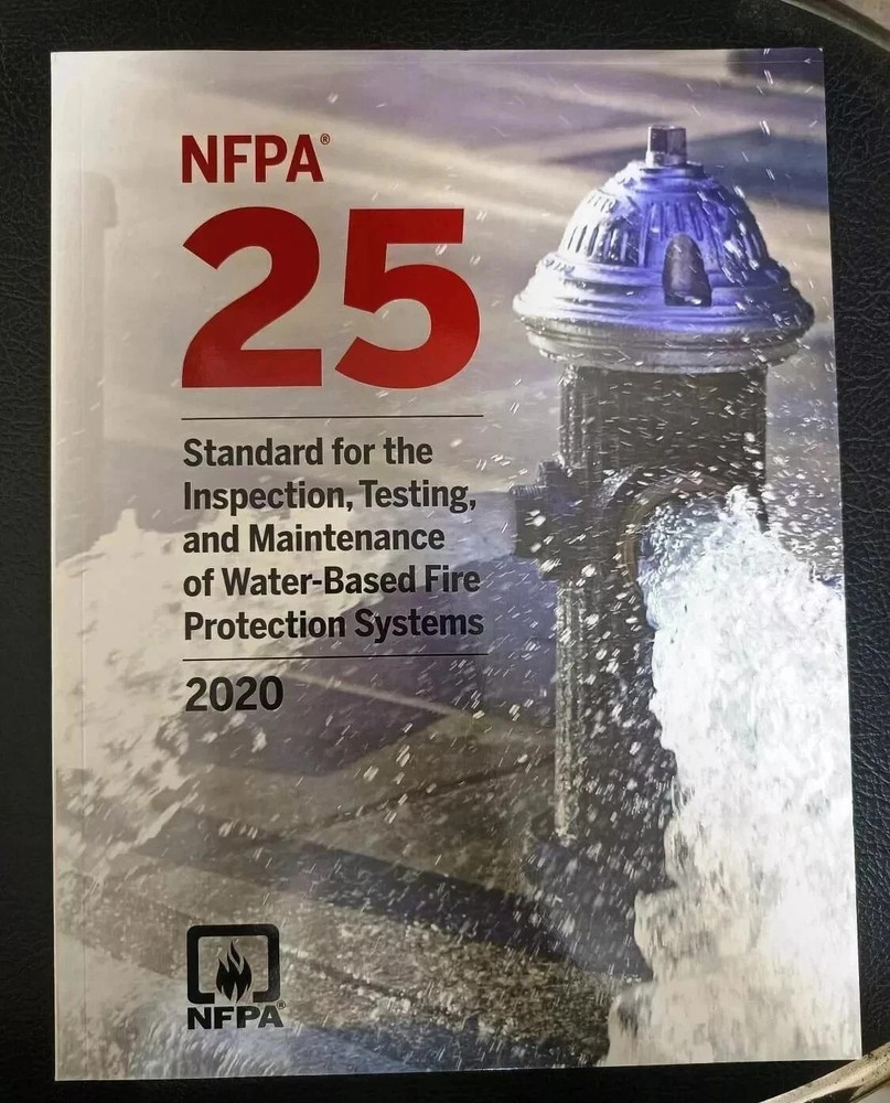 NFPA 25 Standard for the Inspection Testing and Maintenance 2020 -NEW