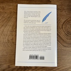 Making Law Review : The Expert’s Guide to Mastering the Write-on Competition by