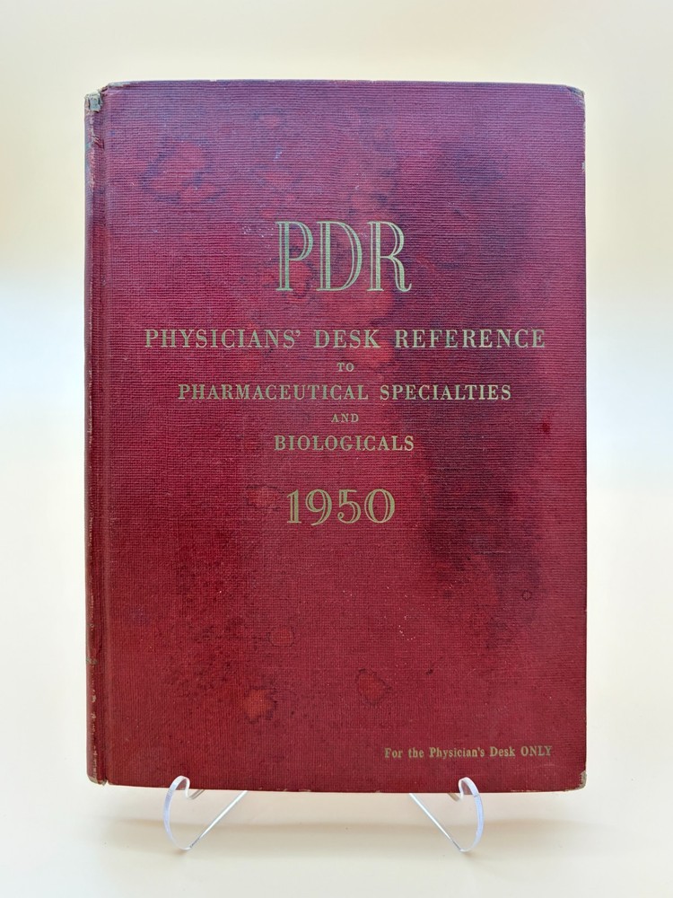 Physicians Desk Reference 1950 Medical Economics HC Drug Pharmacology Book
