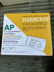 Lot of 3 BARRONS AP Environmental Science Flashcards 4th Edition + US History