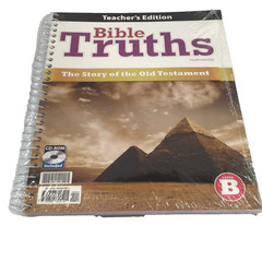 Bible Truths Level B – New W/CD-Rom- Teacher edition- Bob Jones University –