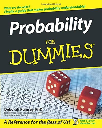 PROBABILITY FOR DUMMIES By Deborah J. Rumsey **BRAND NEW**
