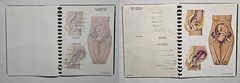 Schick Notebook Charts Human Anatomy Softcover Spiral Bound Book (1987)