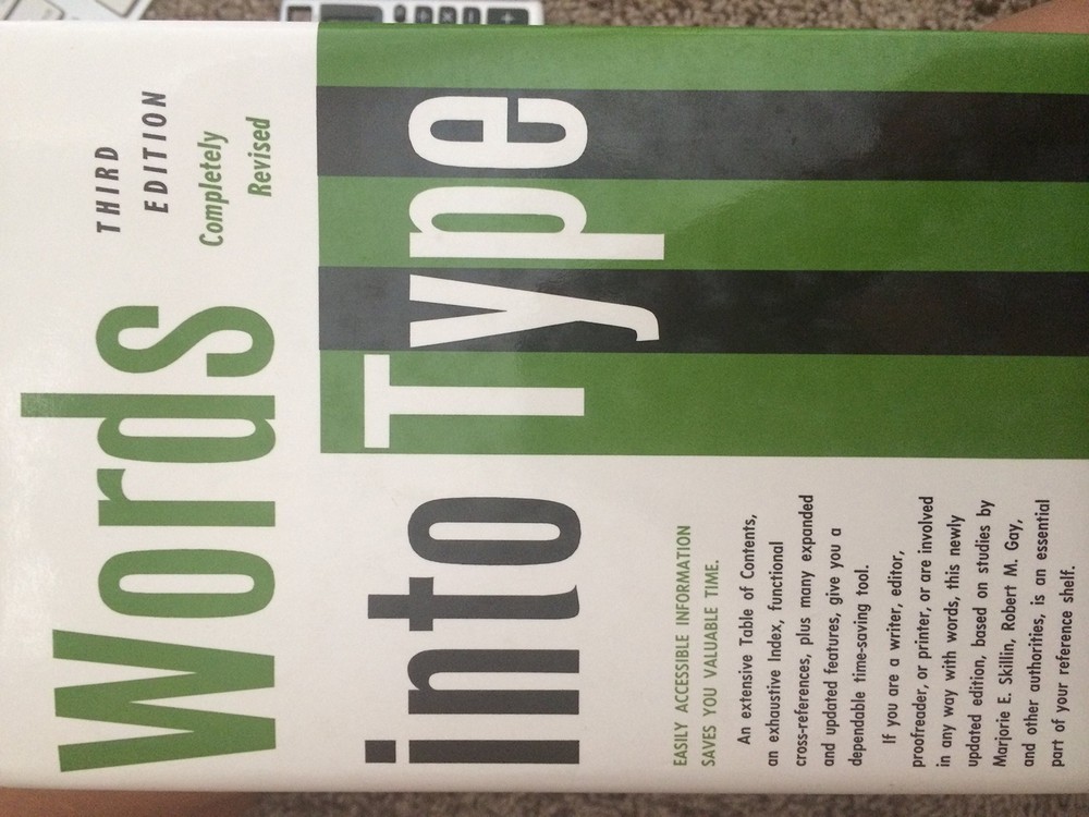 Words into Type