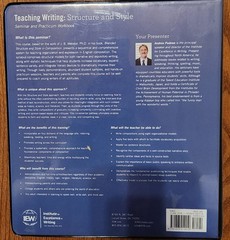 IEW Teaching Writing: Structure and Style Seminar & Practicum Workbook – 2nd ed