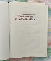 Aspen Casebook Series Ethical Problems in the Practice of Law 5th Edition Used