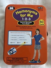 Homonyms For Me 1-2-3 Fun Deck + Decoder FD-150 by Super Duper