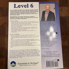 Essentials in Writing Level 6 Assessment / Resource Booklet – Homeschool Book
