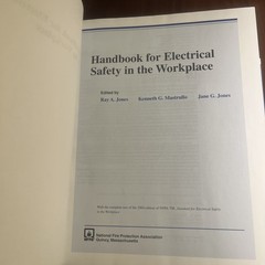 Handbook for Electrical Safety in the Workplace by Ray A. Jones (2005 HC)