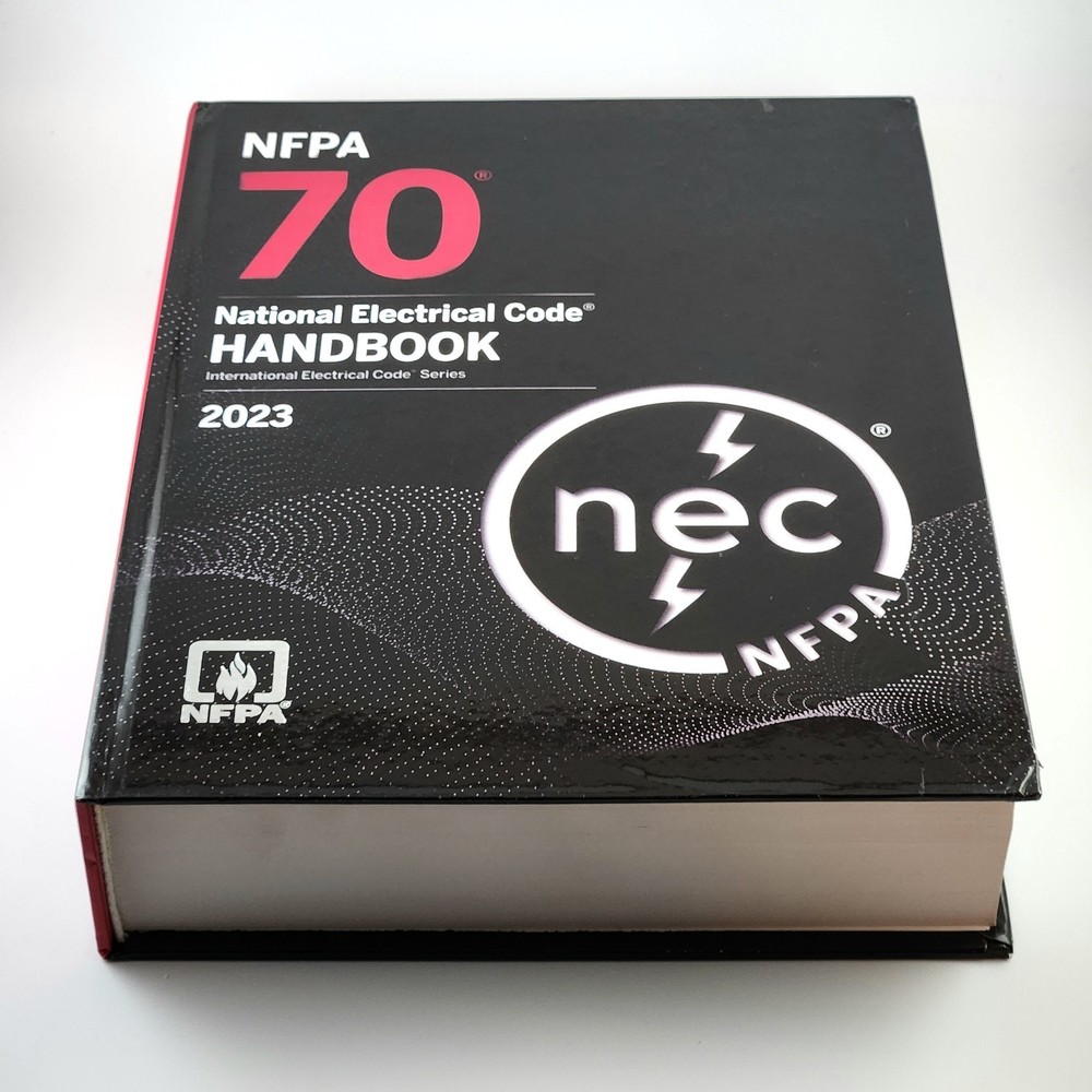 Bundle of 2 NFPA 70 National Electrical Code Handbook 2023 NEC Edition with Tabs