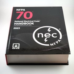 Bundle of 2 NFPA 70 National Electrical Code Handbook 2023 NEC Edition with Tabs
