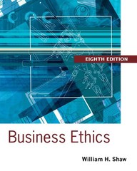 Business Ethics: A Textbook with Cases – Shaw, William H. – Good – See condi…