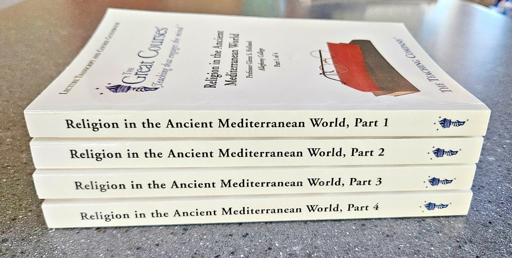 Great Courses: Religion in the Ancient Mediterranean World Volume 1-4 Books