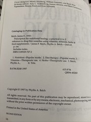 Prescription for Nutritional Healing 2nd Edition Balch (1997)