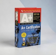A+ certification 2nd Edition Study Guide Hardcover Book (NO CD-ROM INCLUDED)