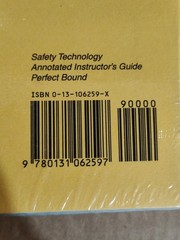 NCCER Safety Technology, Annotated Instructor’s Guide, Perfect Bound 2 Book Set