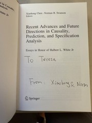 Recent Advances and Future Directions in Causality, Prediction…. DOUBLE SIGNED
