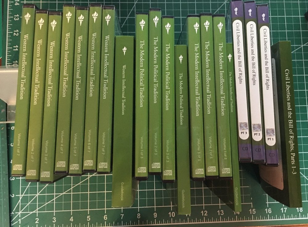 The Great Courses- 4 complete different courses, never been watched – NEW