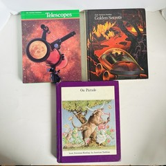 Vintage 1980s Reading Textbook Lot 3 Scott Foresman HBJ On Parade Golden Secrets