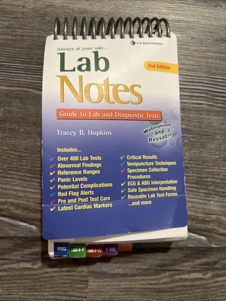 LabNotes : Guide to Lab and Diagnostic Tests by F.A. Davis Company and Tracey…