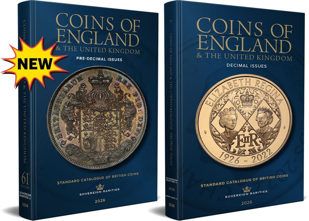 COINS OF ENGLAND 2026 – PRE &POST-DECIMAL VOLUMES **NEW – NOW IN STOCK**