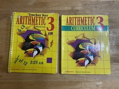 A Beka Book Arithmetic 3 Teacher Key + Curriculum Lesson Plans Homeschool Math