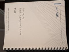 Rare SANS SEC505 Complete 6-Book Set Windows PowerShell Security GCWN