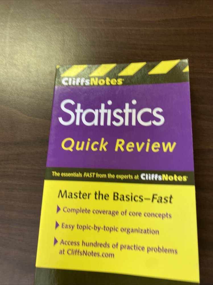 Statistics Quick Review. Cliffs Notes