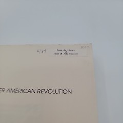 The Other American Revolution Book Vincent Harding. CAAS Monograph Series