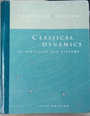 Classical Dynamics of Particles and Systems by Thornton Hardcover – Very Good