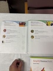 Amplify Desmos Math Grade 2 Set: Teachers 1 2 Student 1 2 & More (5 Books)