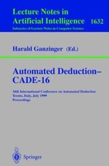 Automated Deduction – CADE-16 : 16th International Conference on