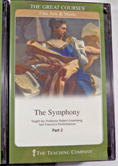 THE GREAT COURSES Teaching Company THE SYMPHONY 3 Parts Robert Greenberg On CD