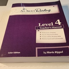 Textbook All About Reading Level 4 Teacher’s Manual Marie Rippel PB Homeschool